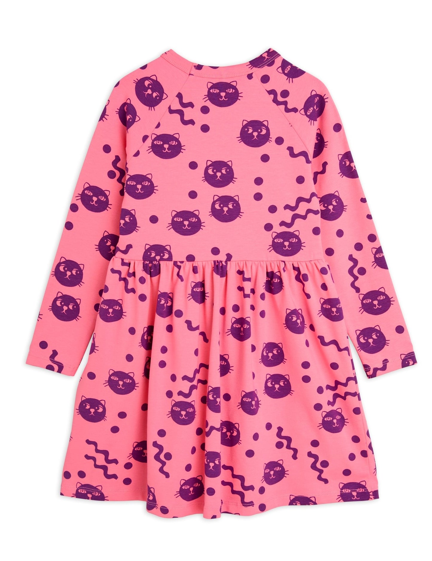 Squiggly cats aop ls dress
