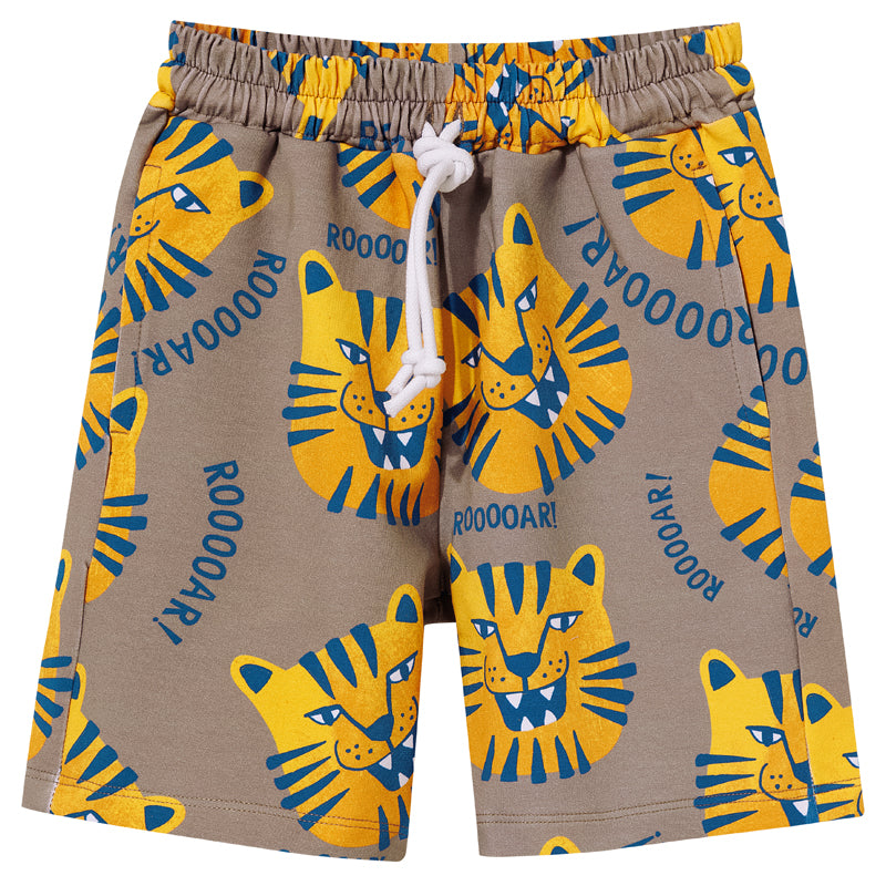 POCKET SHORTS BROWN TIGERS