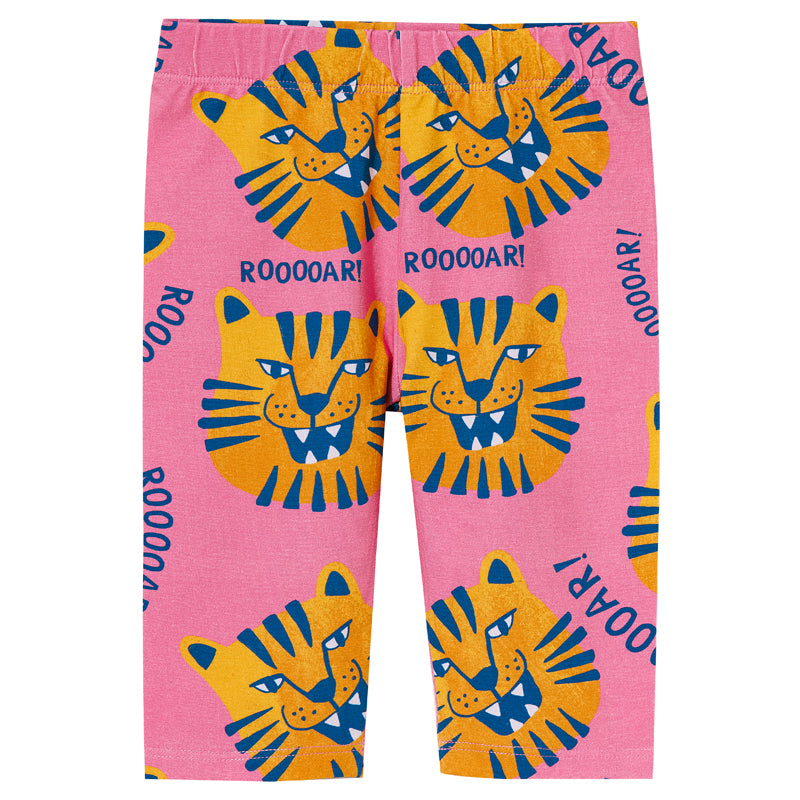 SHORT LEGGINGS PINK TIGERS