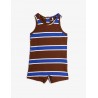 Stripe baby summersuit