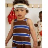 Stripe baby summersuit