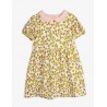 Flowers aop ss dress