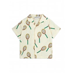 Tennis aop woven ss shirt