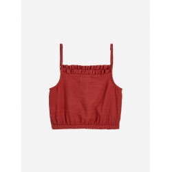 Tomato woven top