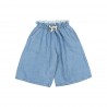 DENIM LINEN SKIRT-PANTS