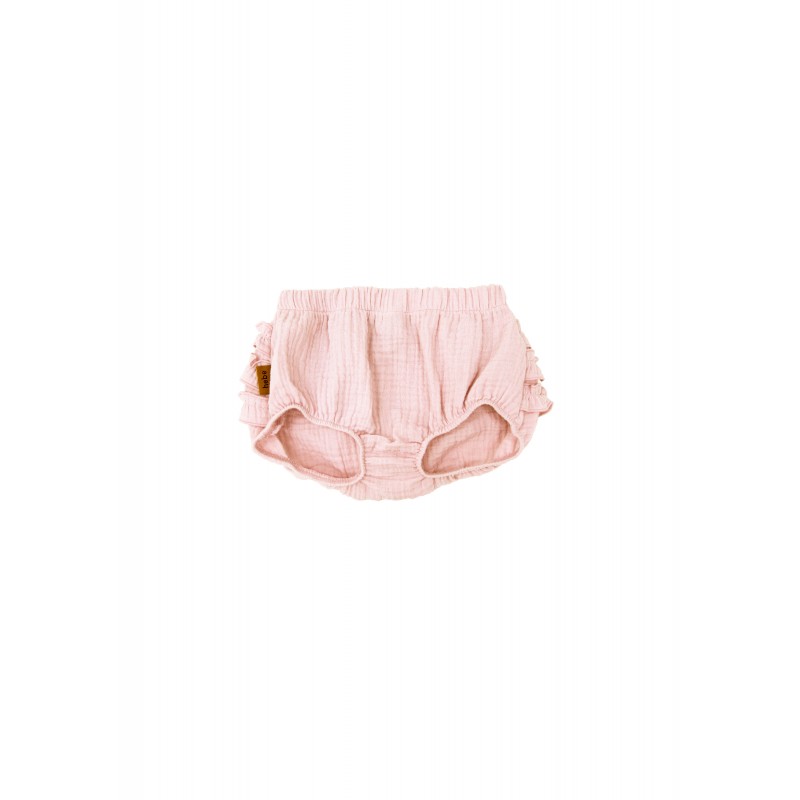 Bloomers pink muslin with ruffle