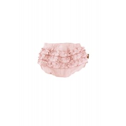 Bloomers pink muslin with ruffle