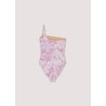 Swimsuit Woman Flower Desert Print Lilac