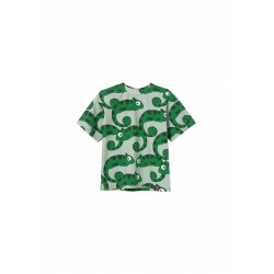 T-shirt green chameleons