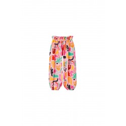 Harem pants abstract pink