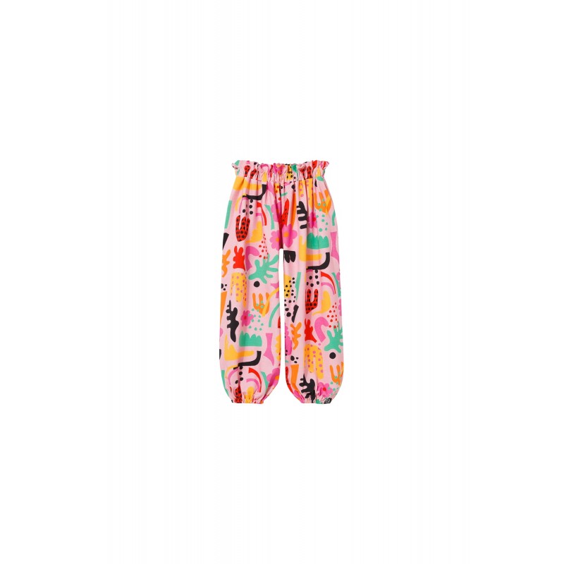 Harem pants abstract pink