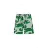 Pocket shorts green chameleons