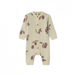 Knitted Onesie - Prune Beige