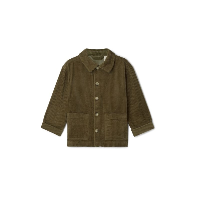 Corduroy Overshirt - Olive