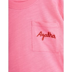 Agatha emb ls tee