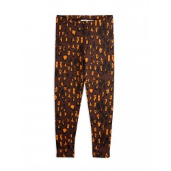 Leopard aop brushed leggings