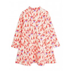 Fuchsia aop ls dress