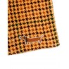 Dog houndstooth aop velour scarf