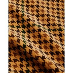 Dog houndstooth aop velour scarf