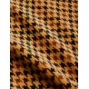 Dog houndstooth aop velour scarf