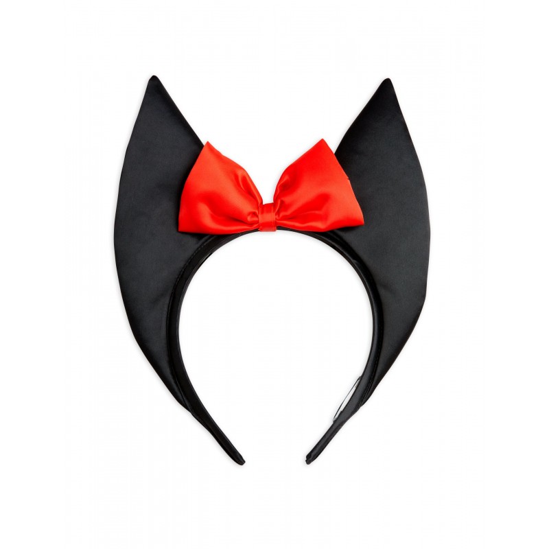 Bat ears satin headband