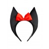 Bat ears satin headband