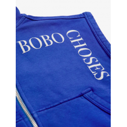 Bobo Choses sleeveles zipped hoodie