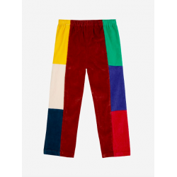 Bobo Choses color block corduroy straight pants