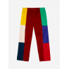 Bobo Choses color block corduroy straight pants