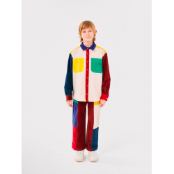 Bobo Choses color block corduroy straight pants