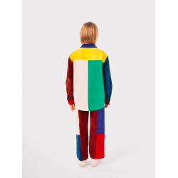 Bobo Choses color block corduroy straight pants