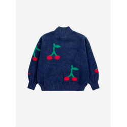 Bobo Cherry all over turtle neck jumper