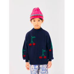 Bobo Cherry all over turtle neck jumper