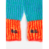 Color Stripes knitted gloves