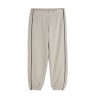 Plain piping sweatpants