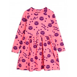 Squiggly cats aop ls dress