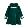 Sailor velour ls dress