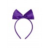 Bow satin headband