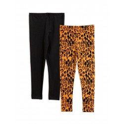 Basic leopard leggings 2-pack