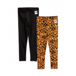 Basic leopard leggings 2-pack