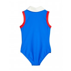 Collar zip swimsuit