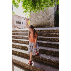 Skirt layers octopus print