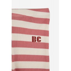 BABY MAROON STRIPES LEGGINGS