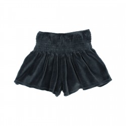 VELVET SKIRT-SHORT