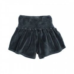 VELVET SKIRT-SHORT