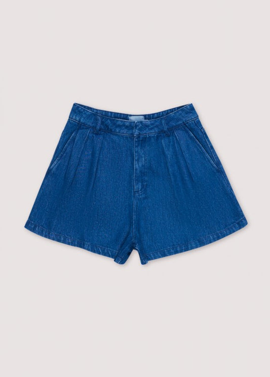Woodland Denim Woman Short Blue