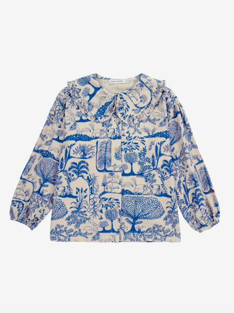 Wonderland all over blouse