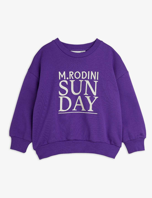Sunday emb sweatshirt