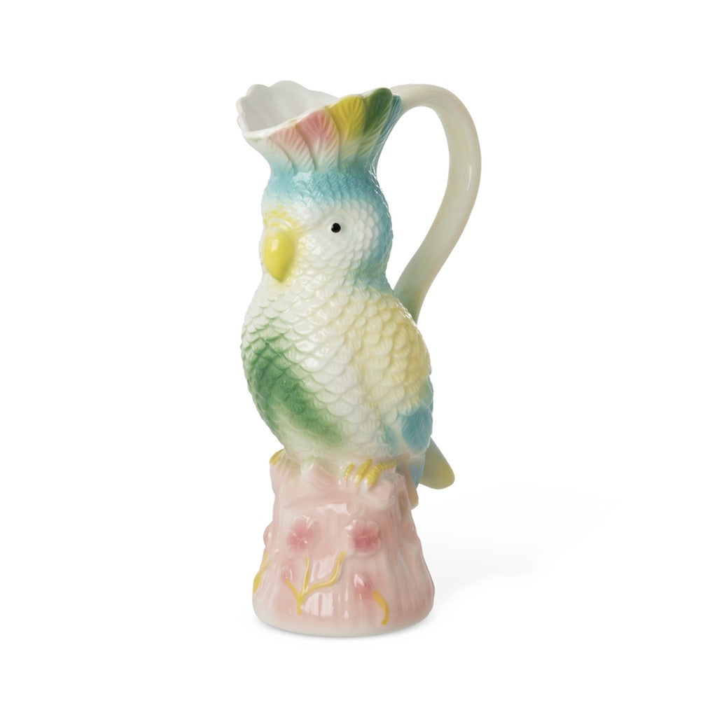 Bird Ceramic Jug - Mint