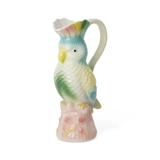 Bird Ceramic Jug - Mint